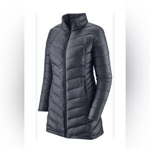 Patagonia Women’s Down Winter Long Puffer Jacket Coat in Blue Size XS